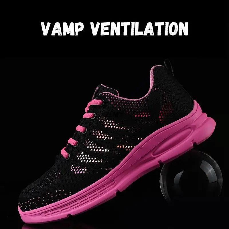 Women Safety Shoes New Steel Toe Work Safety Boots Breathable Working Sneaker Lightweight Sport Work Shoes Woman Boot Industrial