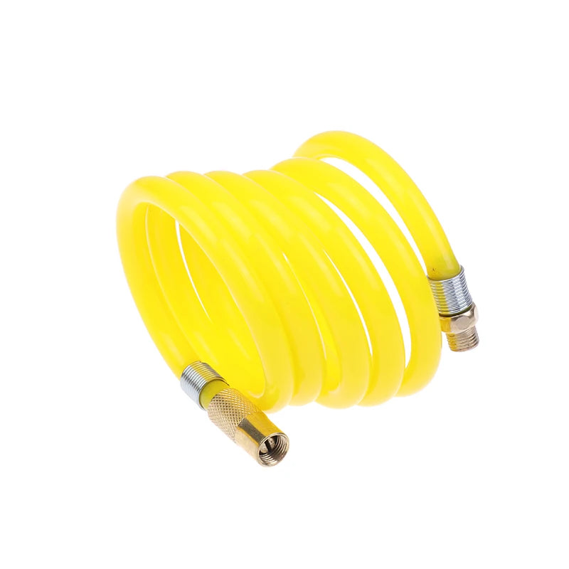1 Piece Universal Pump Extension Tube Tire Air Compressor Hose Flexible Recoil Air Inflator Connector Replacement Inflator Hose