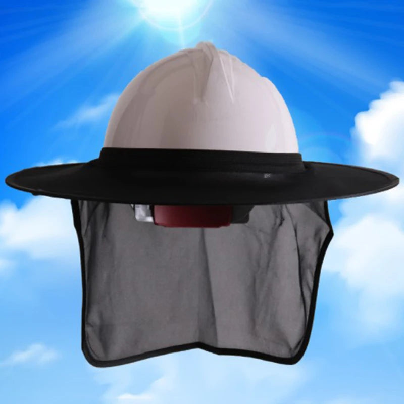 Construction Safety Reflective Hard Hat Neck Shield Helmet Sun Shade Reflective Stripe Kit Summer Sun Protection Prevent Sunburn