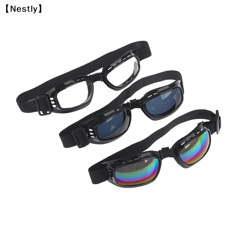 Safety Goggles Motorcycle Glasses Folding Glasses Anti Fog Windproof Sandproof Ski Goggles Off Road Racing Cycling Eyewear〔Nest〕