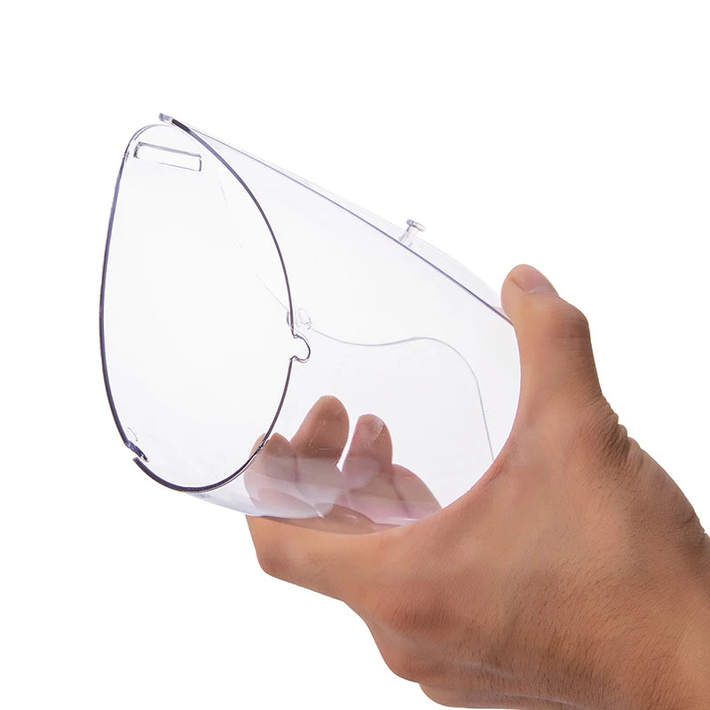 6 Colors Transparent Face Mask Full Face Shield Safety Glasses Eye Protection Windproof Dustproof Anti-splash Kitchen Tool New