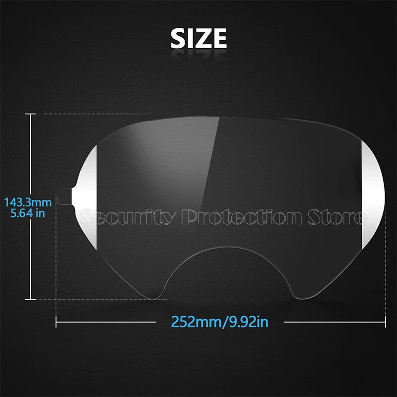 100/50/30/20/10/5Pcs Peel Off Lens Cover Compatible for 3M 6885 6000 6700 6800 6900 Series Respirator Mask Protective Cover