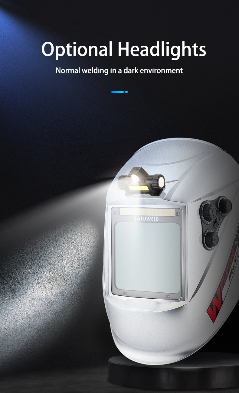 Welding Helmet Automatic Dimming Welding Mask Large View True Color Auto Darkening Welding Facemask for Arc mask weld goggles