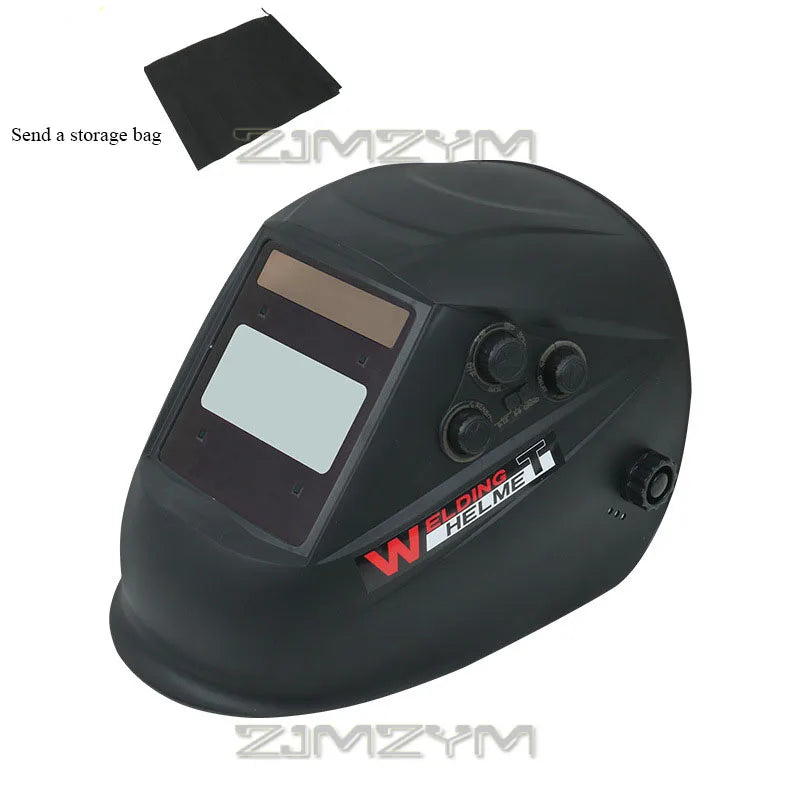 Large View Welder Protect Mask Automatic Dimming Welding Facemask 4 Sensors Solar Cell Powered Grinding Welding Cutting Helmet
