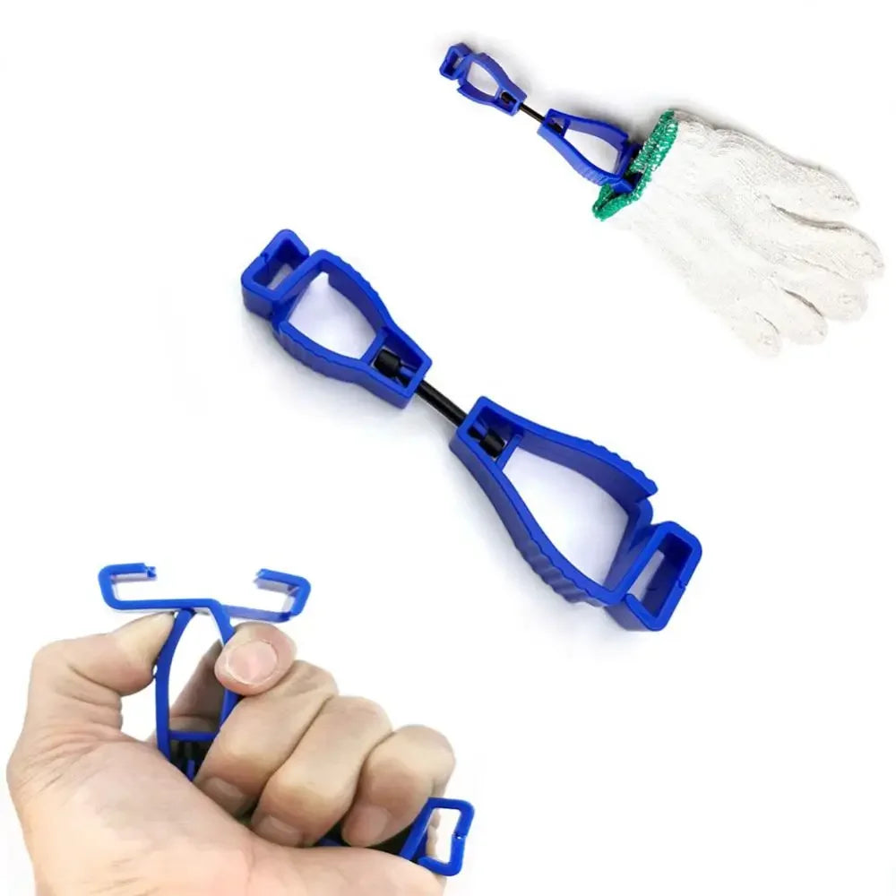 1PC Gloves Clip Hanger Safety Glove Holder Plastic Working Gloves Clamp Safety Work Gloves Guard Multifunctional Camping Tools