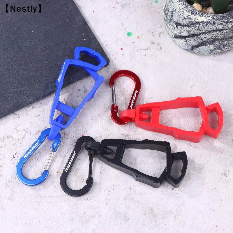 1Pc Outdoor Glove Clip Multi-purpose Anti-drop Hook Work Gloves Holder Clip Keys Safety Clamp Camping Tools〔Nest〕