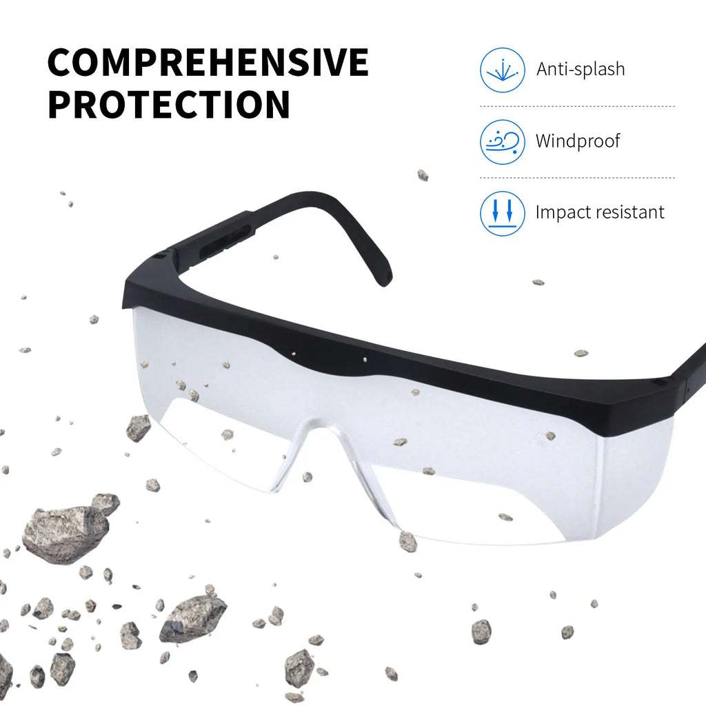 Protective Safety Glasses Eye Protection Goggles CE Ansi Z87 Anti Fog Shading Eyewear for Pilot IFR Training Aviation Flight