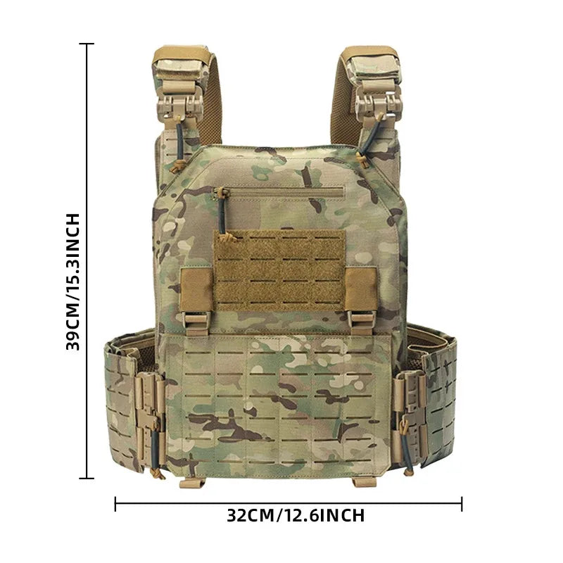 Quick disassembly multi-functional vest, outdoor training suit, CS protective suit, wilderness hunting safety vest