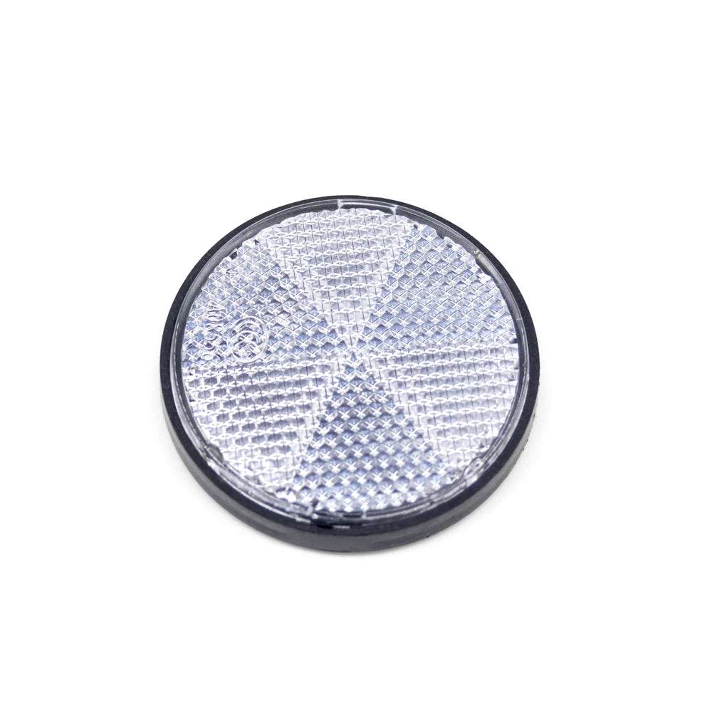 2PCS Self Adhesive Reflector Rectangular Round Safety Mark Signal Strip Position Reflective Car Carriers Trailer Motorcycle Bus