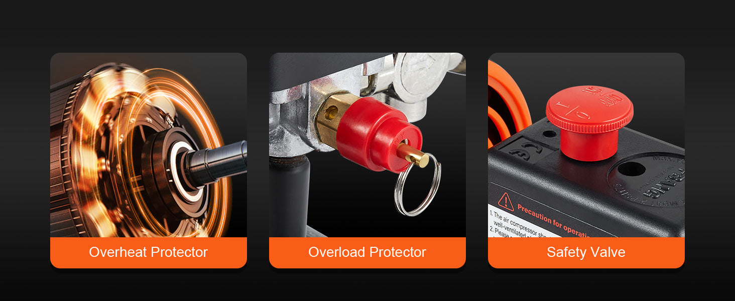 Venor Silent Air Compressor - Quiet, Oil-Free & Portable