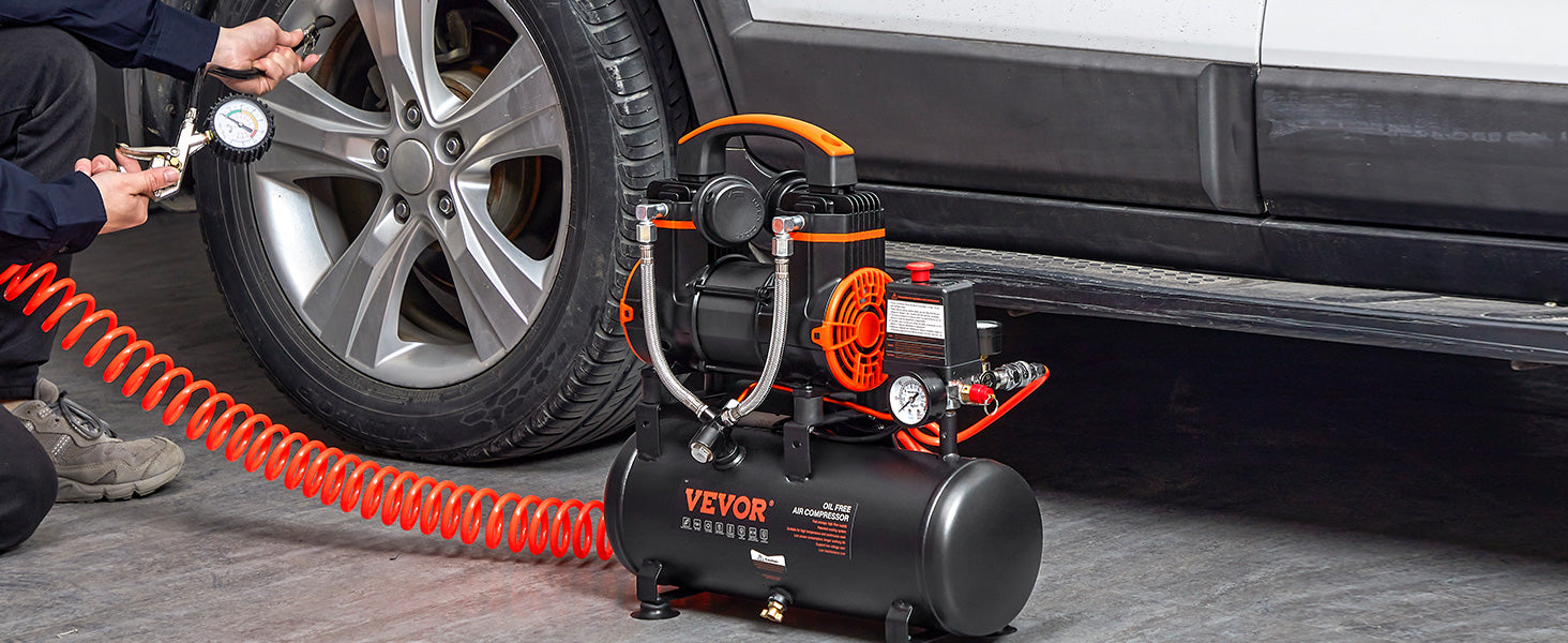 Venor Silent Air Compressor - Quiet, Oil-Free & Portable
