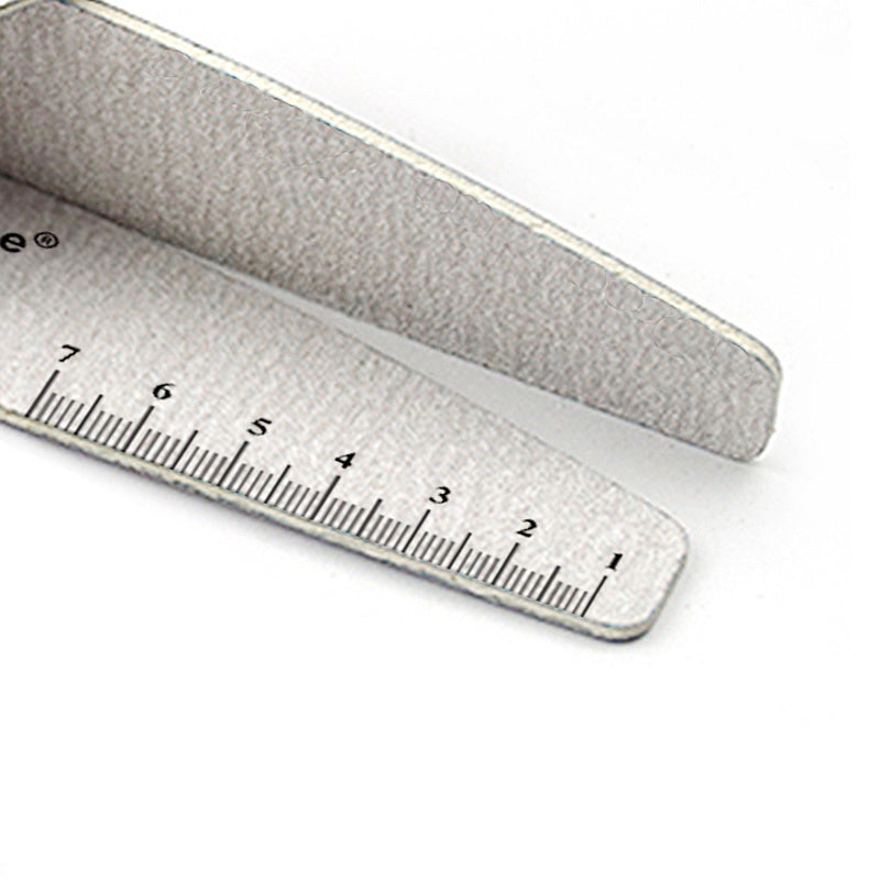 10pcs Nail Files & Buffers Set, Half-Moon Shape, Synthetic Paper Sandpaper, Non-Replaceable, Unscented, with 80 100 150 180 240 Grits, for Manicure & Pedicure Tools, Nail Care Accessories, Nail Tech Supplies