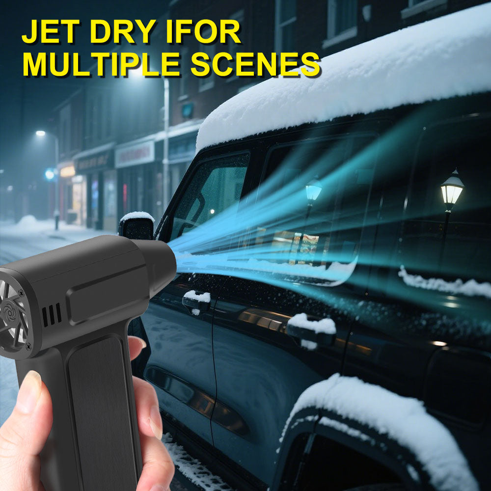 Portable Air Compressor For Car Snow Blowing Dust Removal Turbo Blower Fan Air Duster Camping BBQ Blower Inflator 130/150K RPM